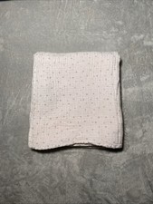 Aden Anais Baby Blanket Tiny Gray Stars Light Pink Muslin Swaddle Lovey 44"x44"