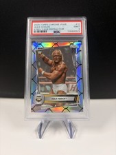 2025 Topps Chrome WWE Hulk Hogan #12 Steel Cage Refractor /37 PSA 9