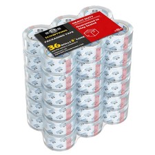 Heavy Duty Packing Tape 36 Rolls, Total 2448Y, Clear, 2.7 mil, 2 inch x 68 Ya...
