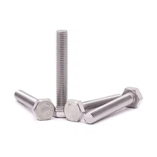 1/4-20 x 2-1/2" Hex Head Bolts Screws, 304 Stainless Steel 18-8, Fully Thread...