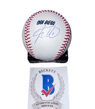 Jackson Merrill Signed Baseball City Connect San Diego Padres Beckett COA