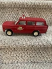 Vintage Tonka Fire Chief Jeep Wagoneer With Flip Down Tailgate