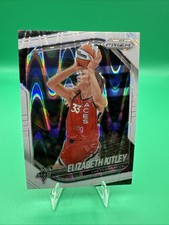 2025 Panini Prizm WNBA Elizabeth Kitley #41 White Seismic Prizm Las Vegas Aces