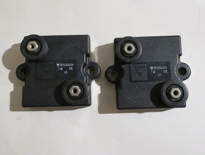 2x Lastwiderstand, 500 Watt 1 Ohm (500W 1R) Vishay RPS 500 / RPS0500DH1R00JB