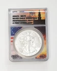 2026 Silver Eagle Daniel Carr - Independence Hall - ANACS 70 IN HAND