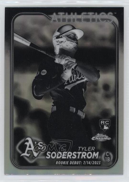 2024 Topps Chrome Update Negative Refractor Tyler Soderstrom #USC22 05k6