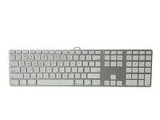 Genuine Apple A1243 USB Wired Keyboard With Numeric Keypad White Aluminum