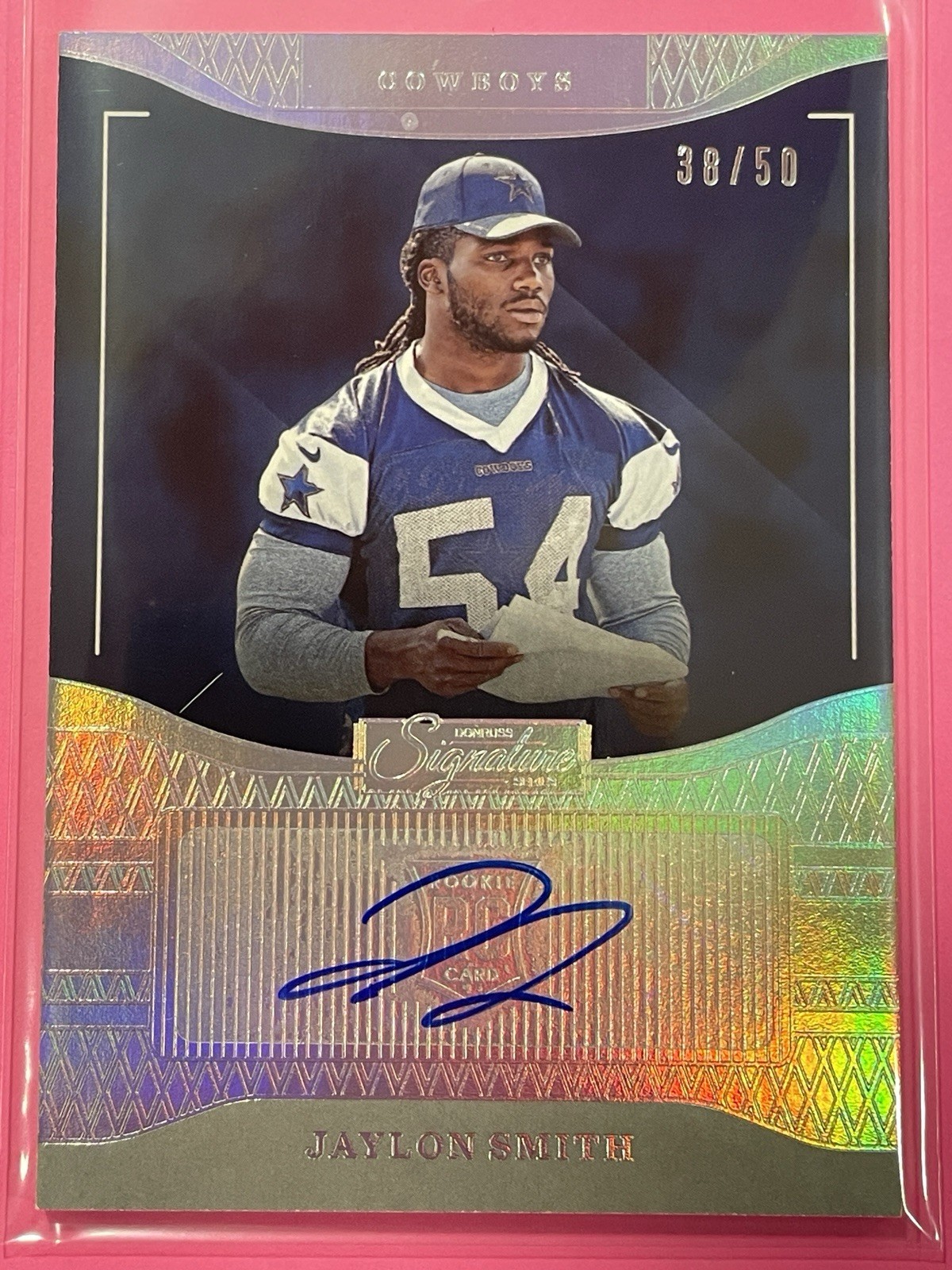 Jaylon Smith Panini Donruss Signature Series #229 Autograph Holo Silver