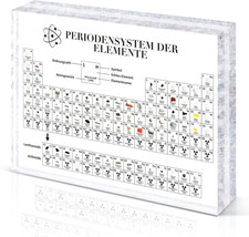 Periodensystem Acryl mit 83 echten Elementen ...