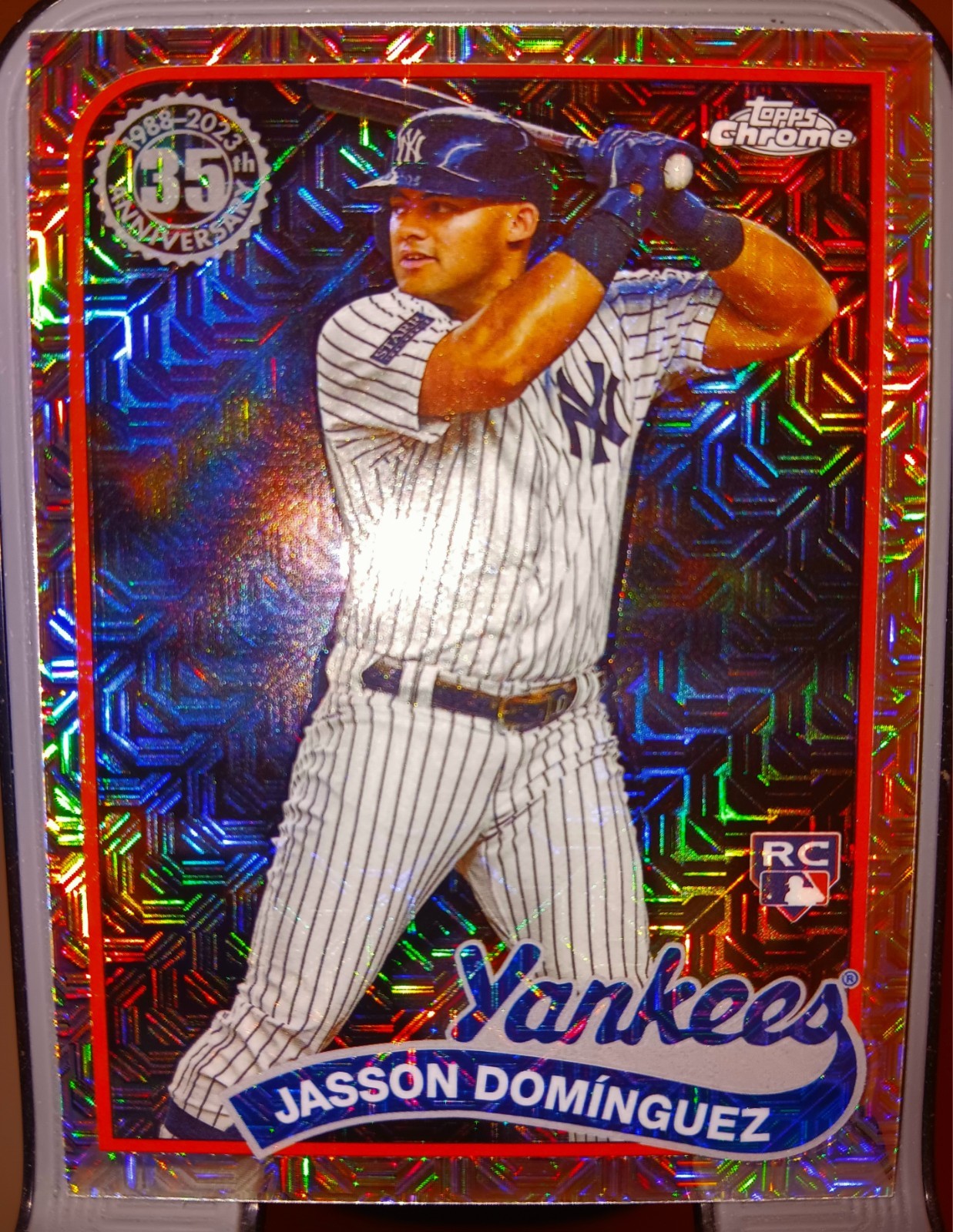 2024 Topps Series 1 - 1989 Topps Chrome Silver Pack Jasson Dominguez #T89C-33 RC