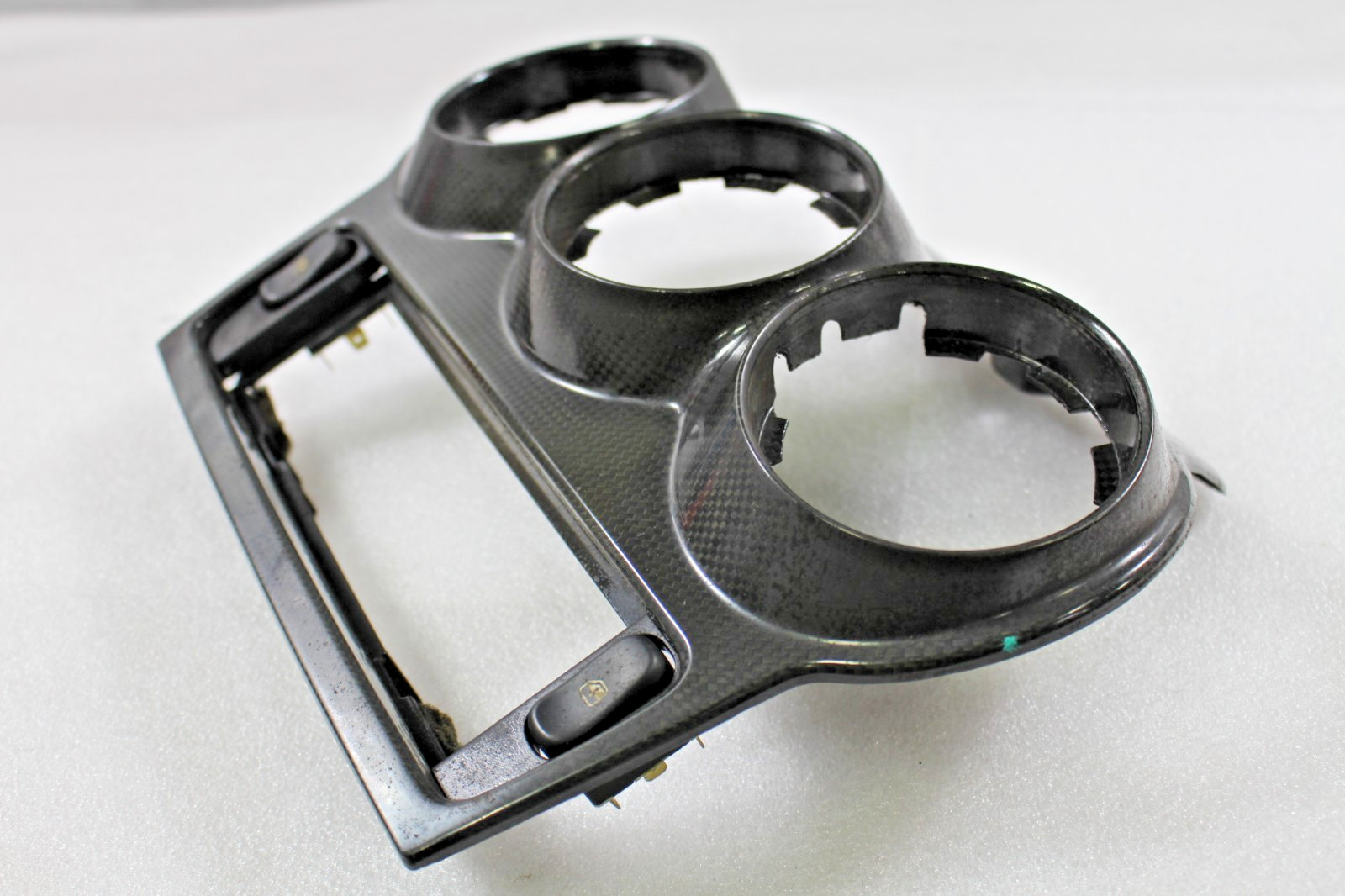 Ferrari F430 Carbon Fiber Center Radio Dash Bezel, Used Aftermarket P/N 68648300