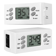 DEWENWILS Digital Timer Outlet, Indoor Plug in Outlet Timer 2 Pack Halloween
