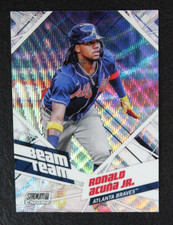 2021 Stadium Club Chrome Ronald Acuna Jr.  Beam Team WAVE Refractor #BTC-11