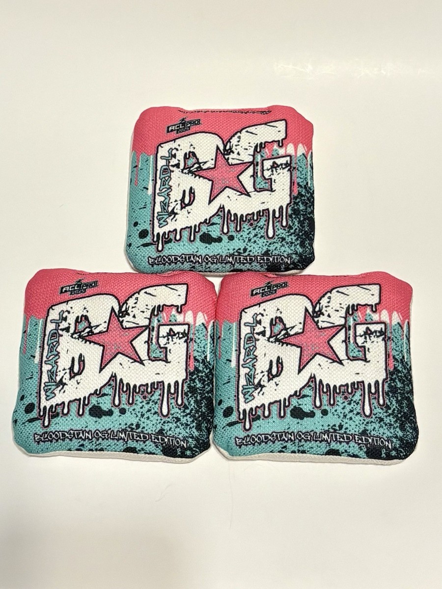 BG Cornhole Bags Wizard-L Bloodstain OG Limited Edition (Lot of 3
