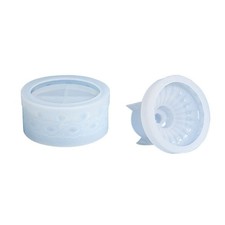 Crystal Gems Pattern Jewelry Storage Jar Mold Cup Storage Box Silicone Mold