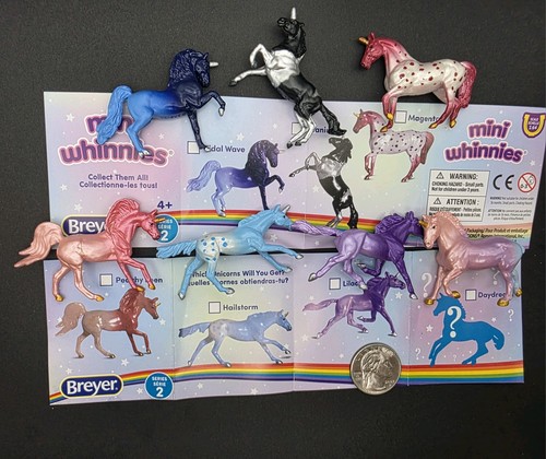Breyer Mini Whinnies Licorne Château Surprise - Figurine Collection Pour Enfants