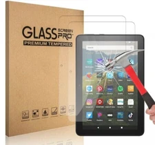4-Pack  Tempered Glass Screen Protector For Amazon Fire HD 10 Tablet 2023/2021