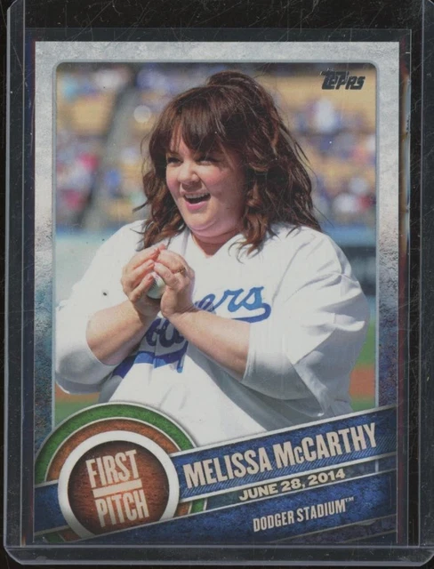 2015 Topps Series Two MELISSA MCCARTHY First Pitch Insert JA226