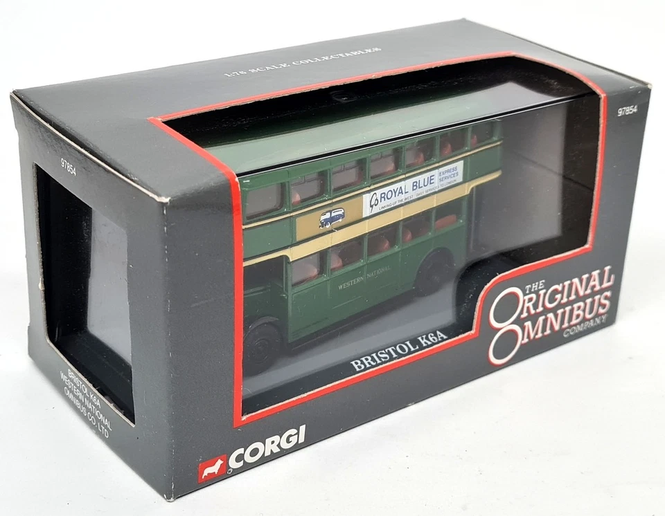 Corgi 1/76 Bristol K6A Western National Omnibus 97854 Diecast Model Bus - Photo 2/4