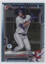 2021 Bowman Draft 1st Edition Sky Blue Foil Jake Fox #BD-102 03l6