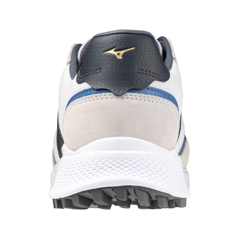 SAOLA Scarpe da golf Mizuno MZU STREET bianco blu 51GM249022 3E 2024AW suola senza punte JPN
