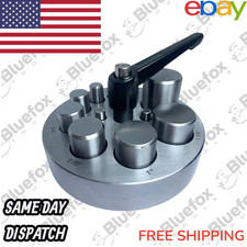 BlueFox Tools 10 Pc Disc Cutter Set 3mm 31mm High Carbon Steel Round Punch Set