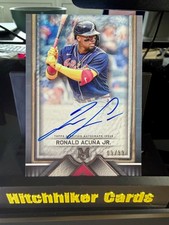 2023 Topps Museum Collection Ronald Acuna Jr. Archival Auto /99 Braves