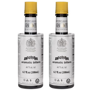 Angostura Aromatic Bitters 4oz 2-Pack With Phone Grip & Recipe Guide