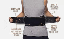 Copper Fit Elite Back Support With Air Flow Back Brace