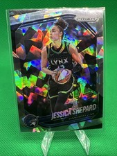 2025 Panini Prizm WNBA Jessica Shepard #137 Cracked Ice Prizm 