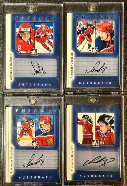 Alexander Ovechkin Card Lot.  In The Game Phenoms SP.  Heroes and Prospects. view 2