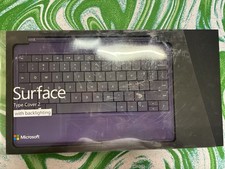 Microsoft Type Cover 2 Backlit Purple Keyboard for Surface Devices