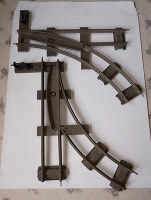 Hornby Meccano Spur 0 Rechts- und Linksweichen