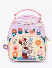 Disney Minnie & Daisy Friendship Bracelet Mini Backpack New