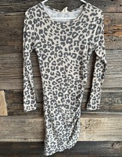 Animal Print Bodycon Midi Dress