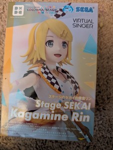Kagamine Rin stage Project Sekai Desktop × Decorate Collections Figure