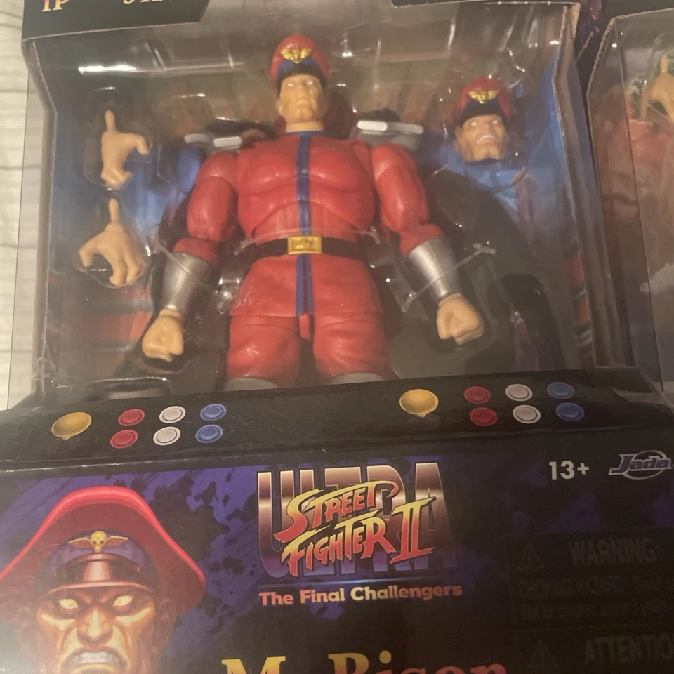 Lote (4) Juguetes Jada Street Fighter - Ryu, Fei Long, M.Bison y Chun-Li - PAQUETE Foto 2 de 4