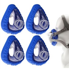 Mask Liners 4-Pack Soft CPAP' Masks Cushion Reusable Full Face Blue