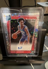 2021-22  Optic - Rated Rookie Keon Johnson #192 Fast Break Prizm Signatures 