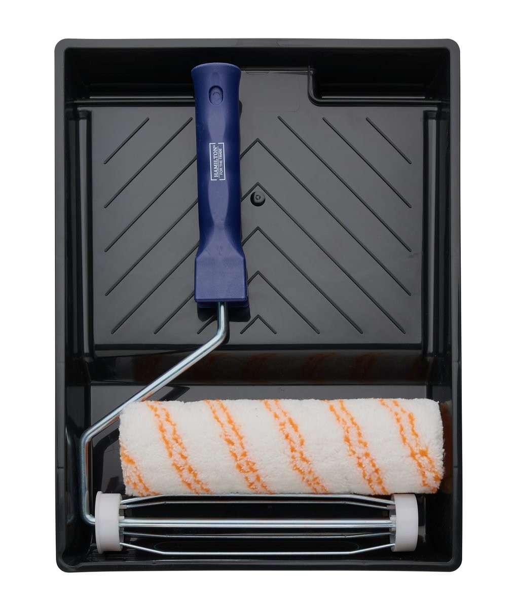 FTT 3 Piece Medium Pile Roller Set 9"" 3 Pack Paint Roller Decorating Walls Ceili - Image 2