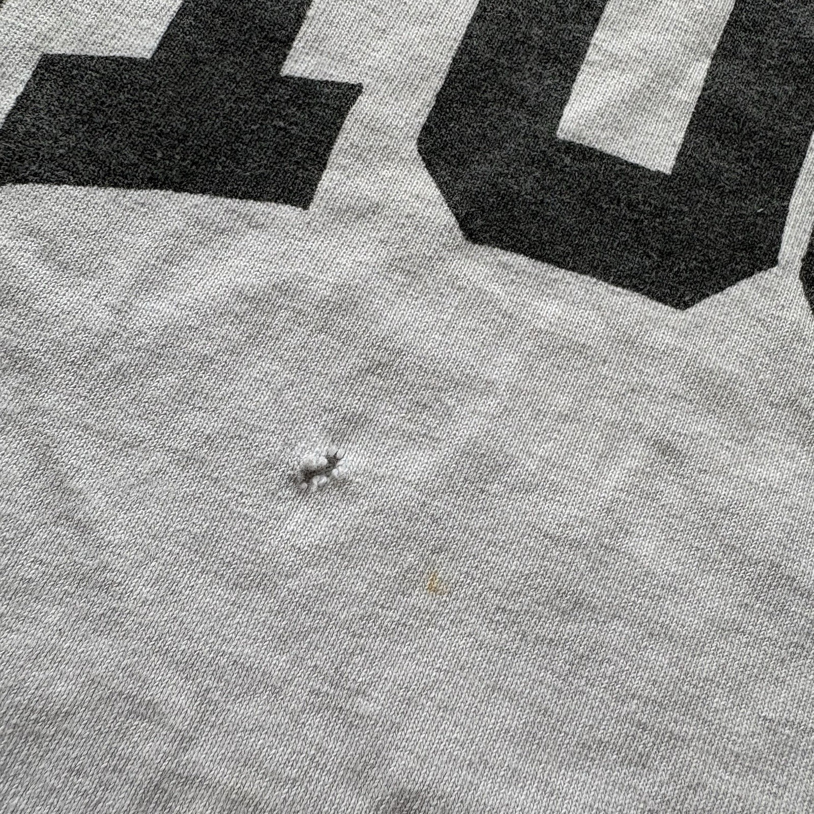 Y2K Stussy blocky letter tee White mens xl thumbnail 7