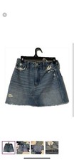 abercrombie fitch denim mini skirt