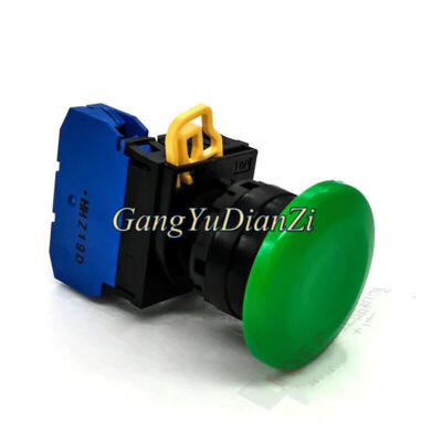 10Pcs NEW For IDEC YW1B-M4E10G Green Pushbutton Switch