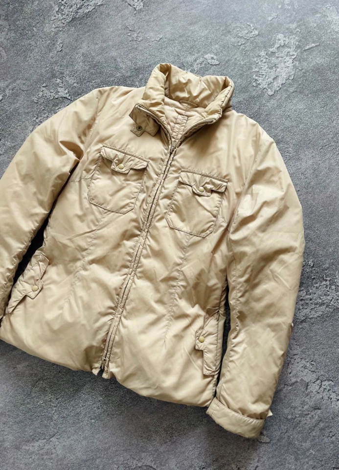 Add Down Italian Beige Goose Down Womens Jacket Size IT 44 - Image 2 of 4