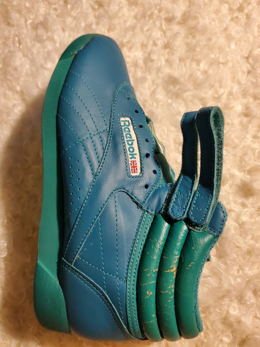 Reebok Classic Freestyle Hi-Top Tennis Show 8.5 Vintage Teal Reebok Classic Freestyle Hi-Top Tennis Show 8.5 Vintage Teal