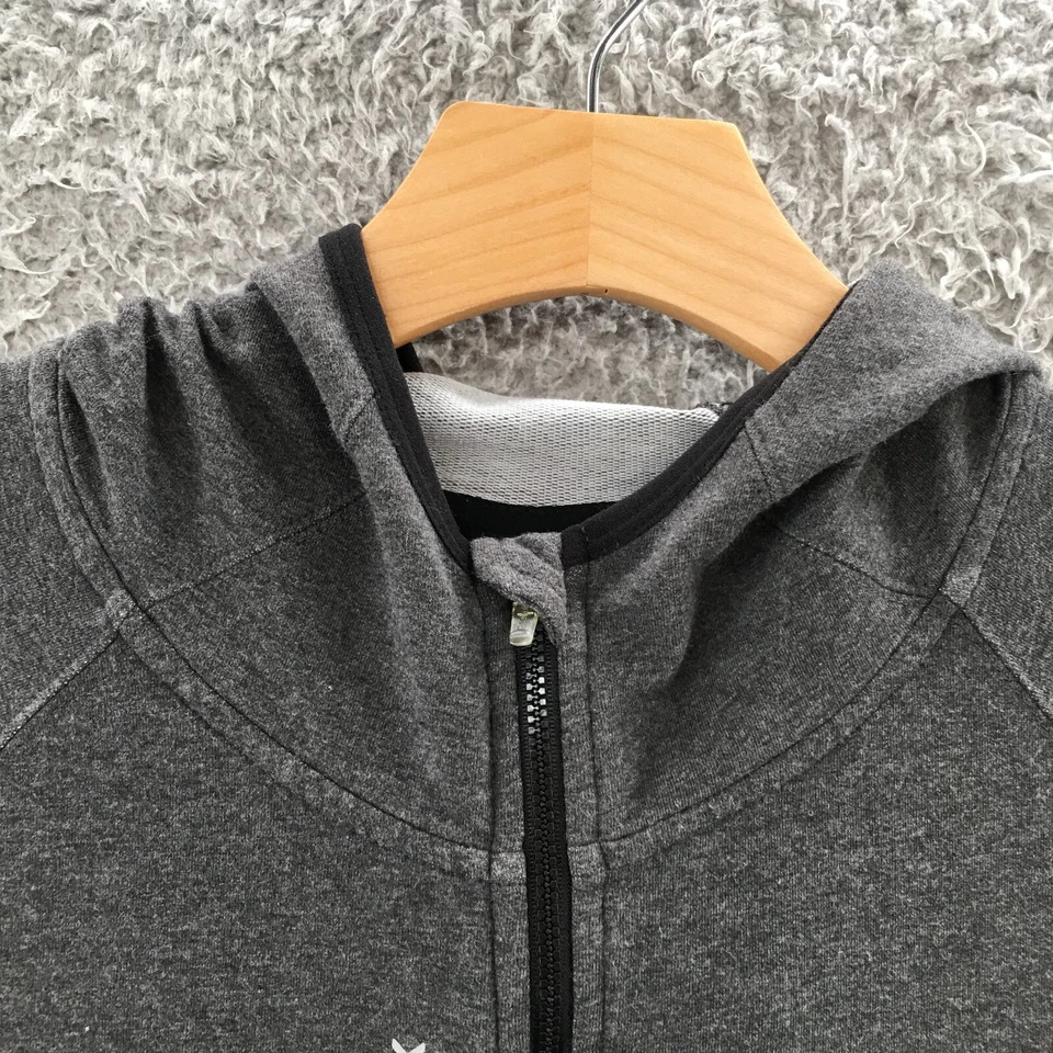 Sudadera con Capucha Reebok Cremallera para Mujer L Gris Mezcla de Algodón Cuello Simulado Manga Larga Foto 4 de 4