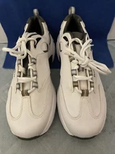 FootJoy GreenJoys Soft Spike White Grey Golf Shoes #45396 Men's Size 8.5M