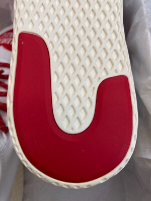 Men's adidas Tennis Hu Human Made Core White Scarlet Core White