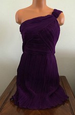 Nine West Womens Size 6 Fuchsia Purple Special Occasion Short Party Dress 