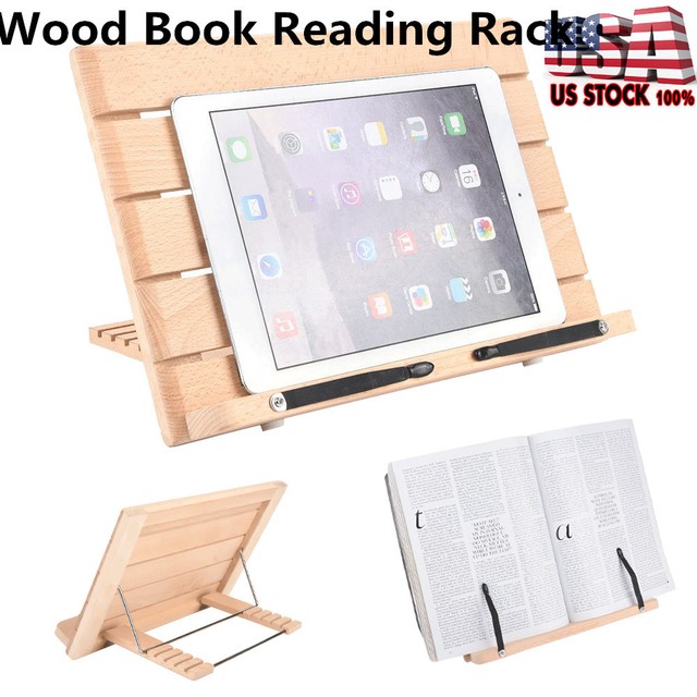 Lecco Book Holder Floor Stand Hands Comfortable Reading W Wheels